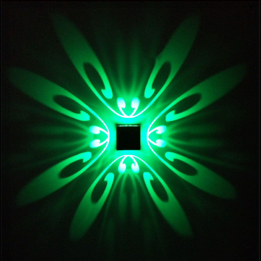 Wall Mounted LED Wall Lamp Indoor Projection Colorful Lighting Mural Luminaire Background Wall Light for Home Hotel KTV Bar 🇨🇳
