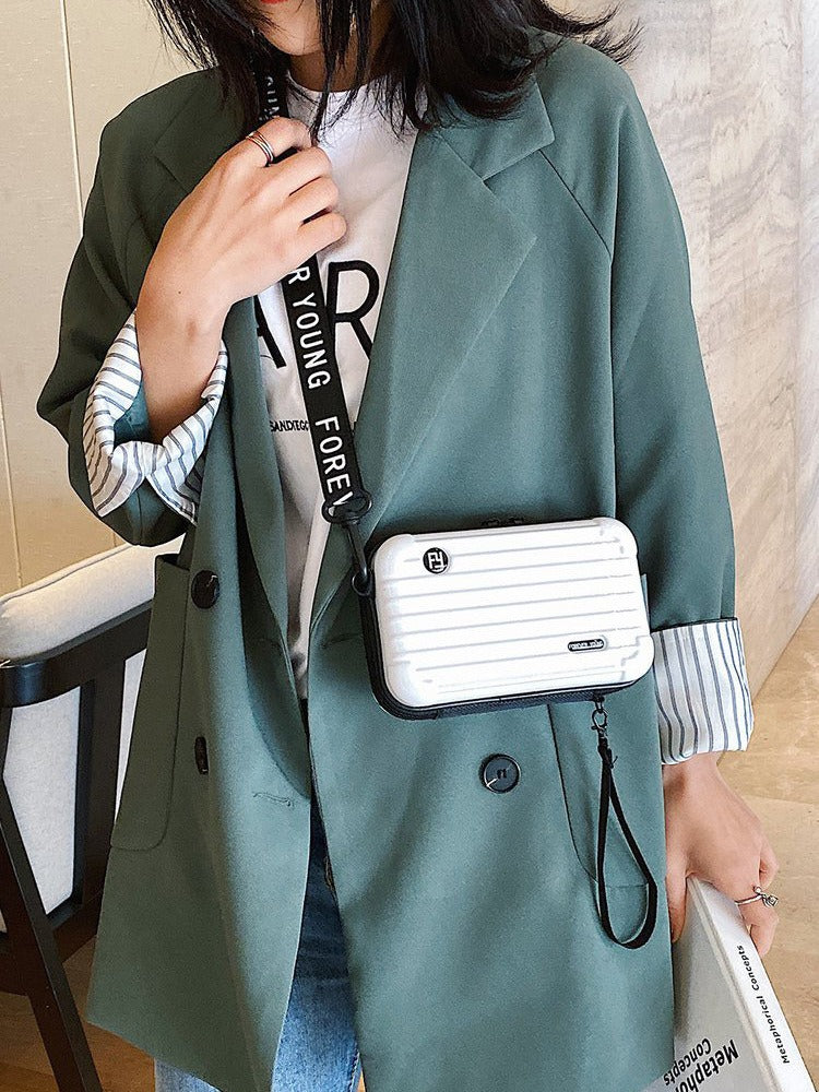 PC hard shell toiletry bag 7-inch shoulder crossbody bag hand storage bag suitcase small bag 🇨🇳