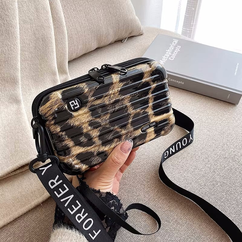 PC hard shell toiletry bag 7-inch shoulder crossbody bag hand storage bag suitcase small bag 🇨🇳