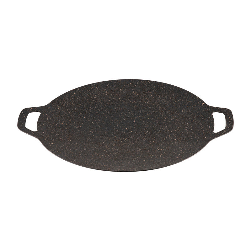 Outdoor Camping Domestic Barbecue Korean Style Round Portable General Purpose Fried Egg Pan 🇨🇳