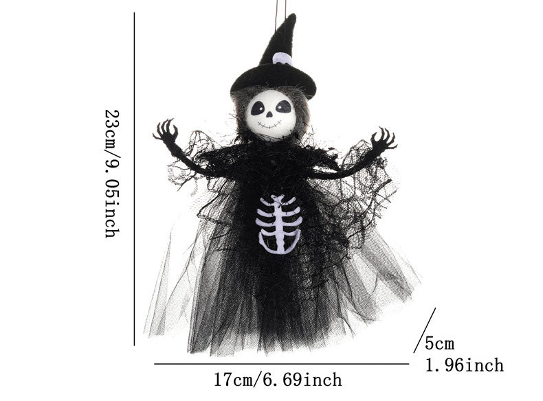 Halloween mesh pendant bar pumpkin witch ghost pendant scene decoration prank pendant 🇨🇳