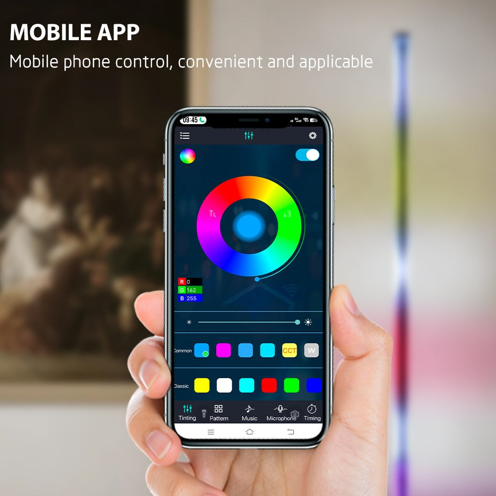 New Wall Corner Ambient Light Remote APP Control USB Floor Lamp Splicing Portable Stick RGB Corner Light 🇨🇳