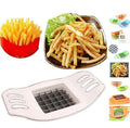 French Fry Potato Chipper Vegetable Fruit Cutter and Chopper Useful Kitchen Tool Random Colours 🇬🇧