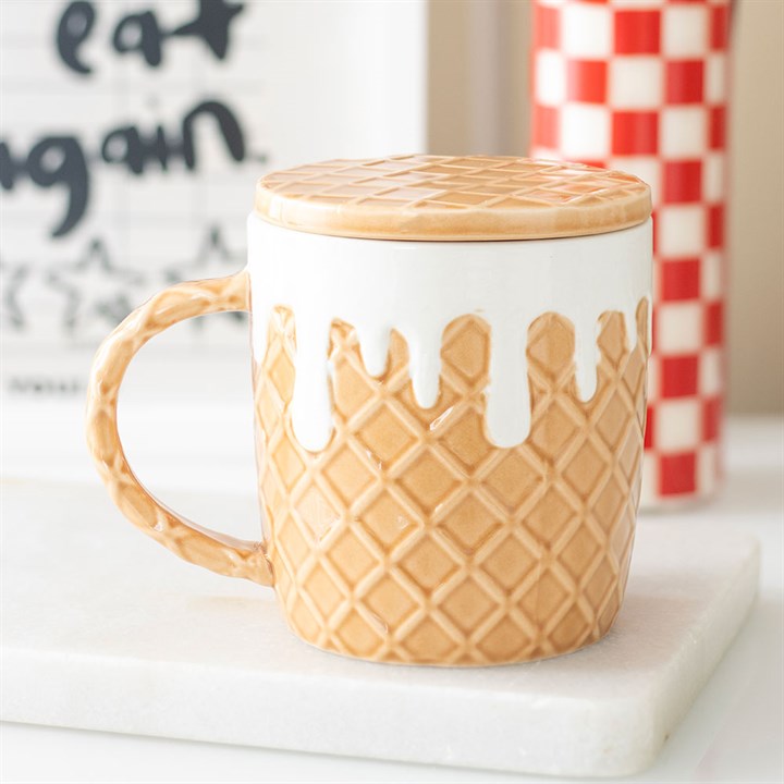 Waffle Mug and Coaster Set 🇬🇧