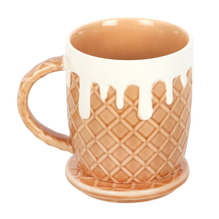 Waffle Mug and Coaster Set 🇬🇧