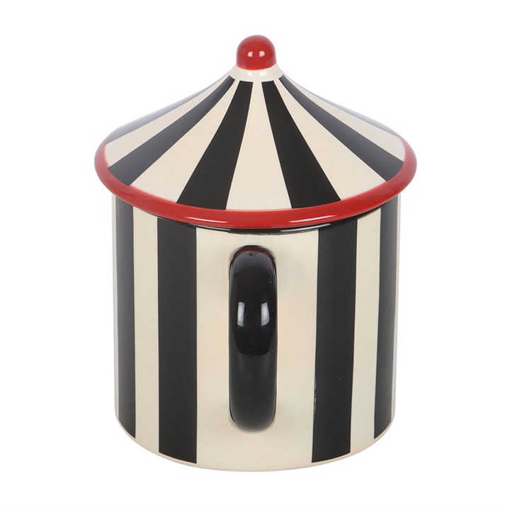 Black Striped Circus Tent Mug 🇬🇧