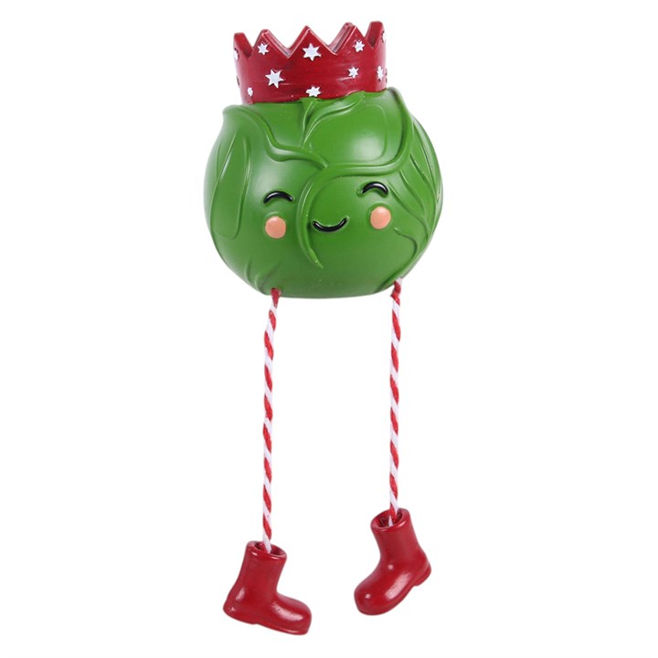 Brussles Sprout Shelf Sitter Ornament 🇬🇧