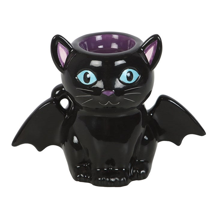 Cute and Creepy Bat Cat Oil Burner and Wax Warmer 🇬🇧