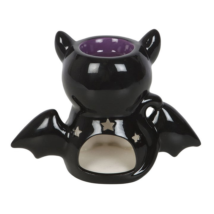 Cute and Creepy Bat Cat Oil Burner and Wax Warmer 🇬🇧