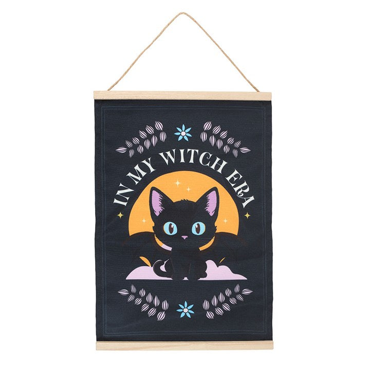 In My Witch Era Bat Cat Fabric Wall Hanging 🇬🇧