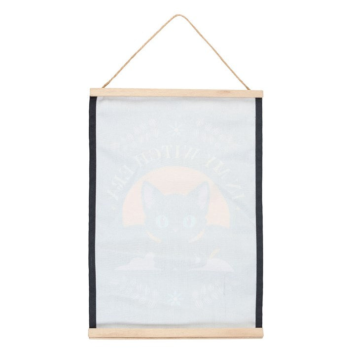 In My Witch Era Bat Cat Fabric Wall Hanging 🇬🇧