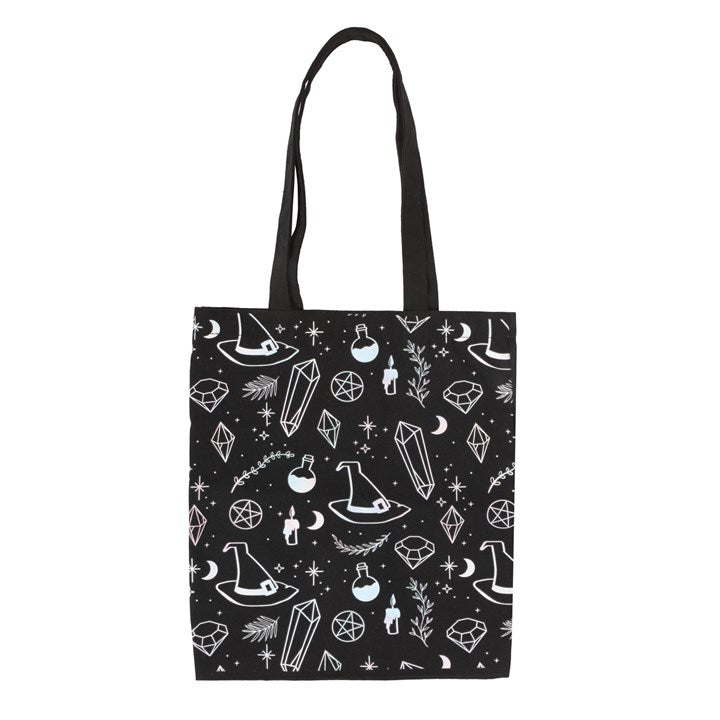 Crystal Witch Print Polycotton Tote Bag 🇬🇧