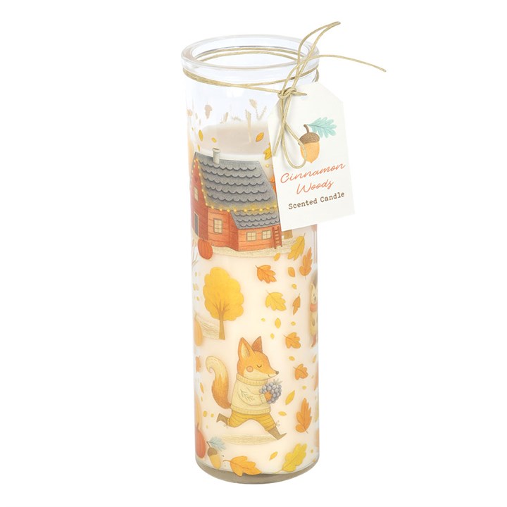 Cinnamon Woods Scented Tube Candle 🇬🇧