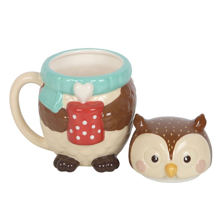 Oliver Owl Lidded Mug 🇬🇧