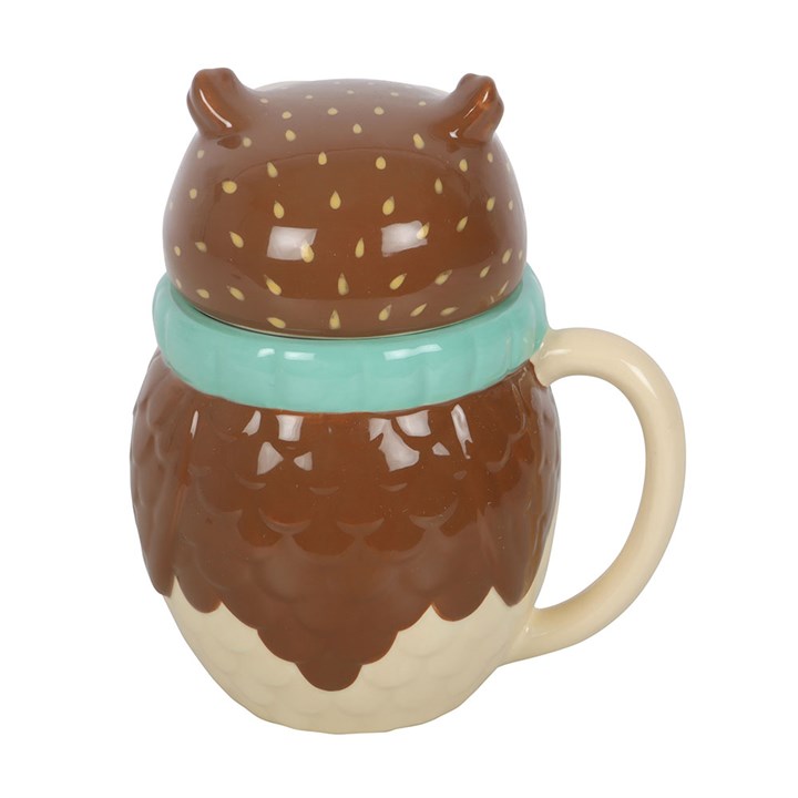 Oliver Owl Lidded Mug 🇬🇧