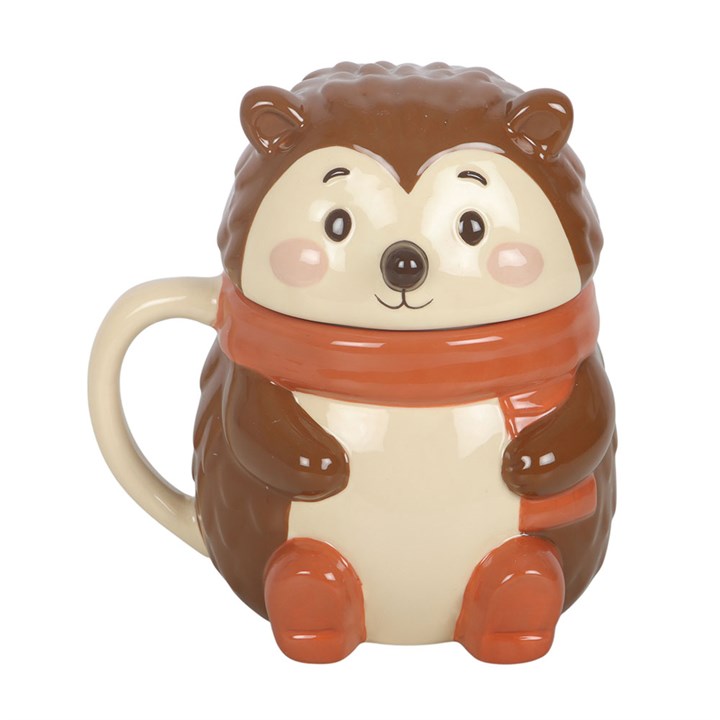 Hazel Hedgehog Lidded Mug 🇬🇧
