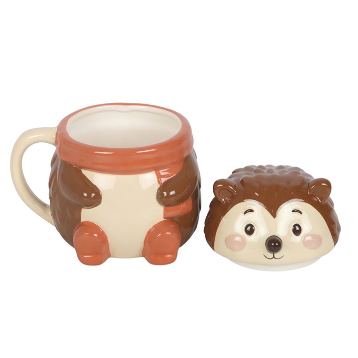 Hazel Hedgehog Lidded Mug 🇬🇧