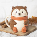 Hazel Hedgehog Lidded Mug 🇬🇧