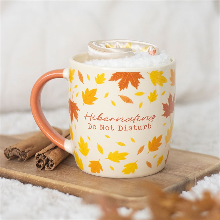 Autumn Hibernation Kit with Mug, Socks and Eye Mask 🇬🇧