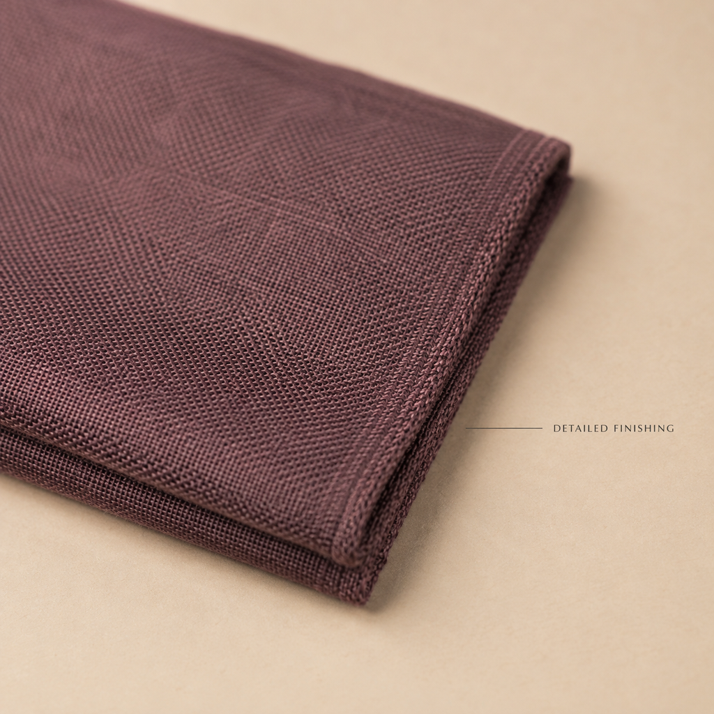 Purplish Brown Wool Scarf Soft Winter Warm Plum Mauve Shawl Wrap 1.8m x 63cm 🇬🇧