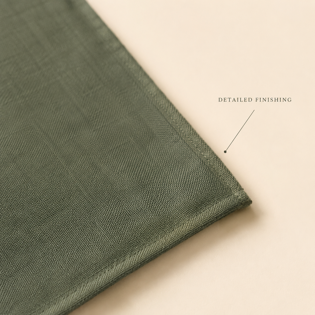 Dark Olive Green Wool Scarf Soft Warm Woven Winter Shawl Wrap 1.8m x 63cm 🇬🇧