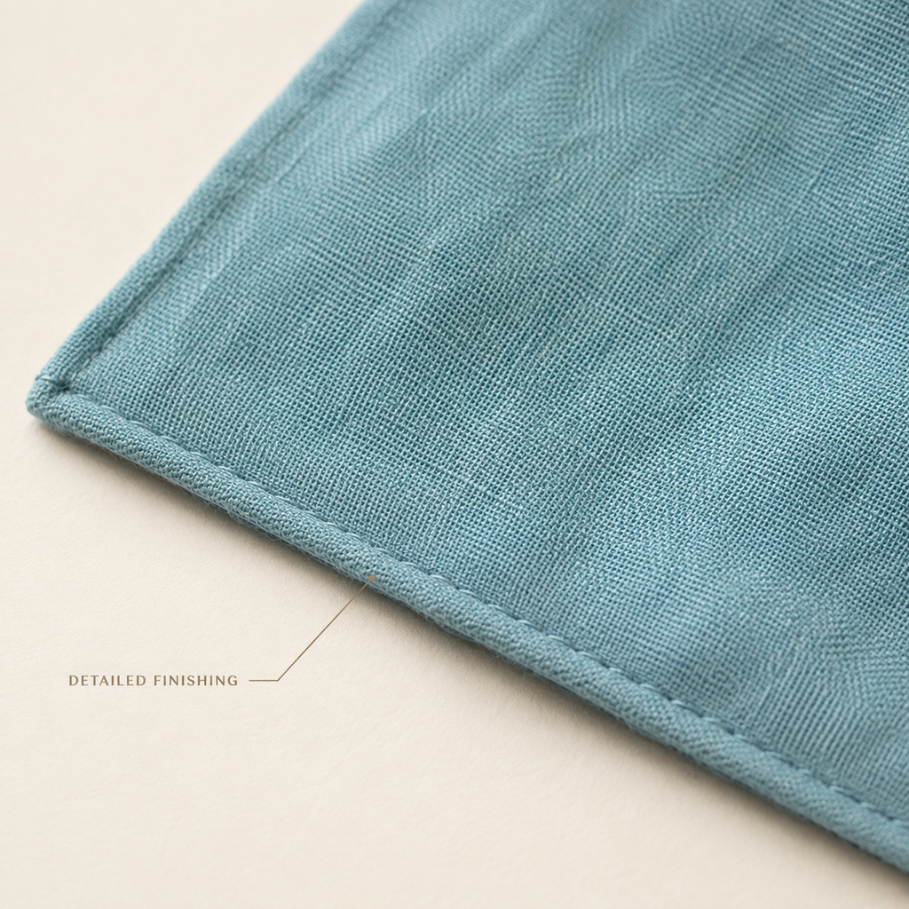 Teal Blue Wool Scarf Soft Warm Woven Winter Shawl Wrap 1.8m x 63cm 🇬🇧