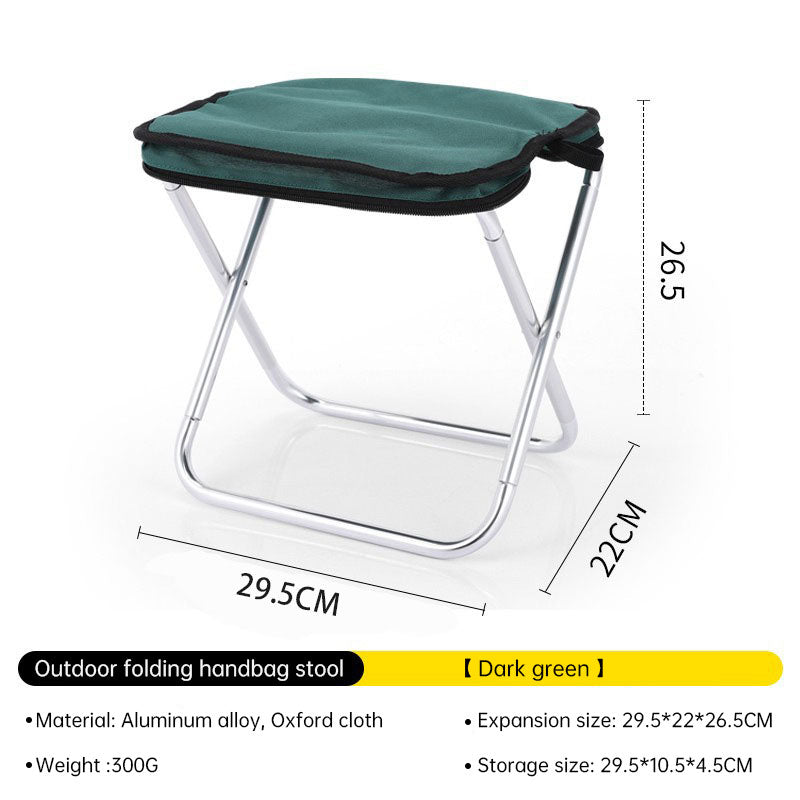 Outdoor Folding Ultra Light Camping Chair Portable Bench 🇨🇳