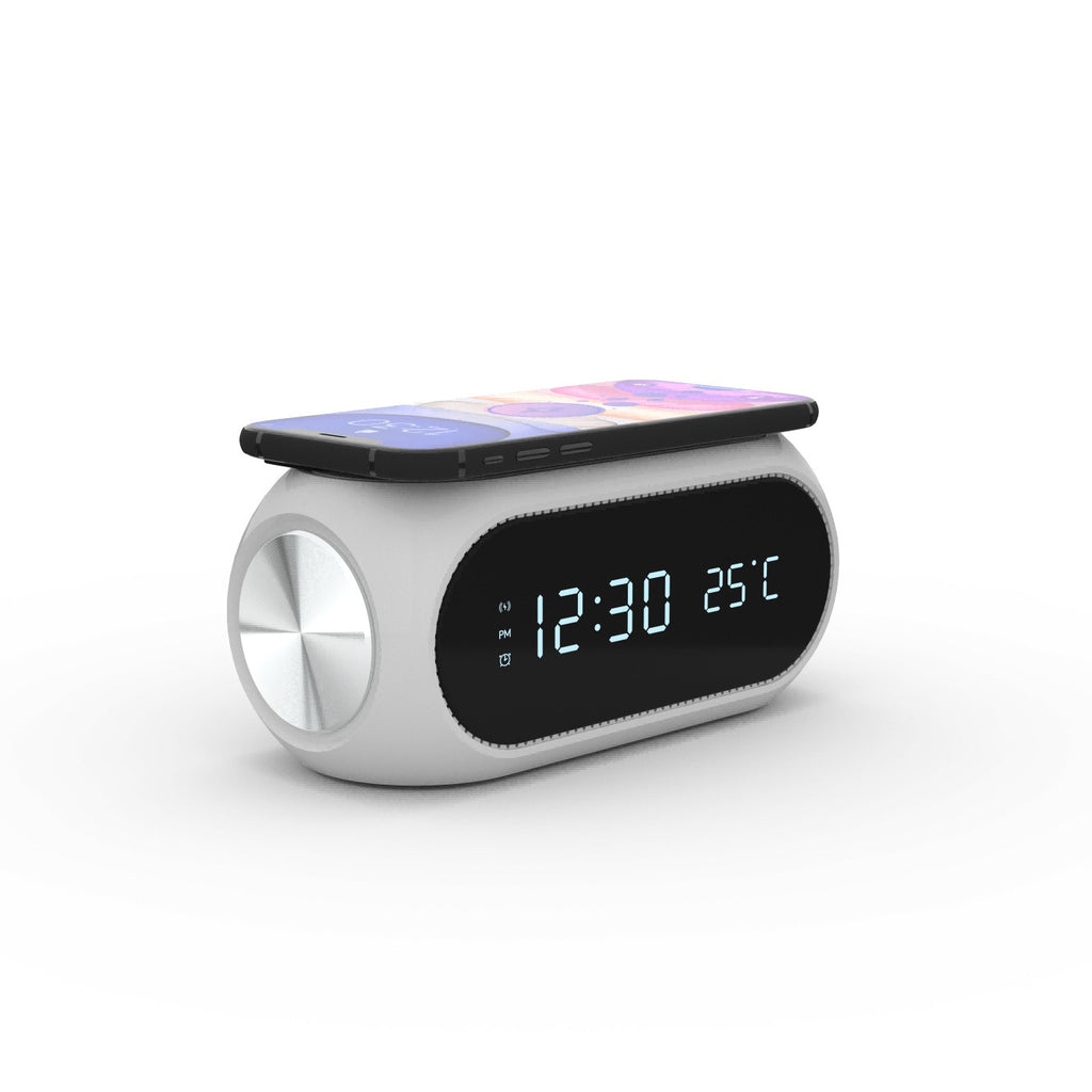 15W wireless charging clock alarm thermometer wireless charging time display wireless charging 🇨🇳