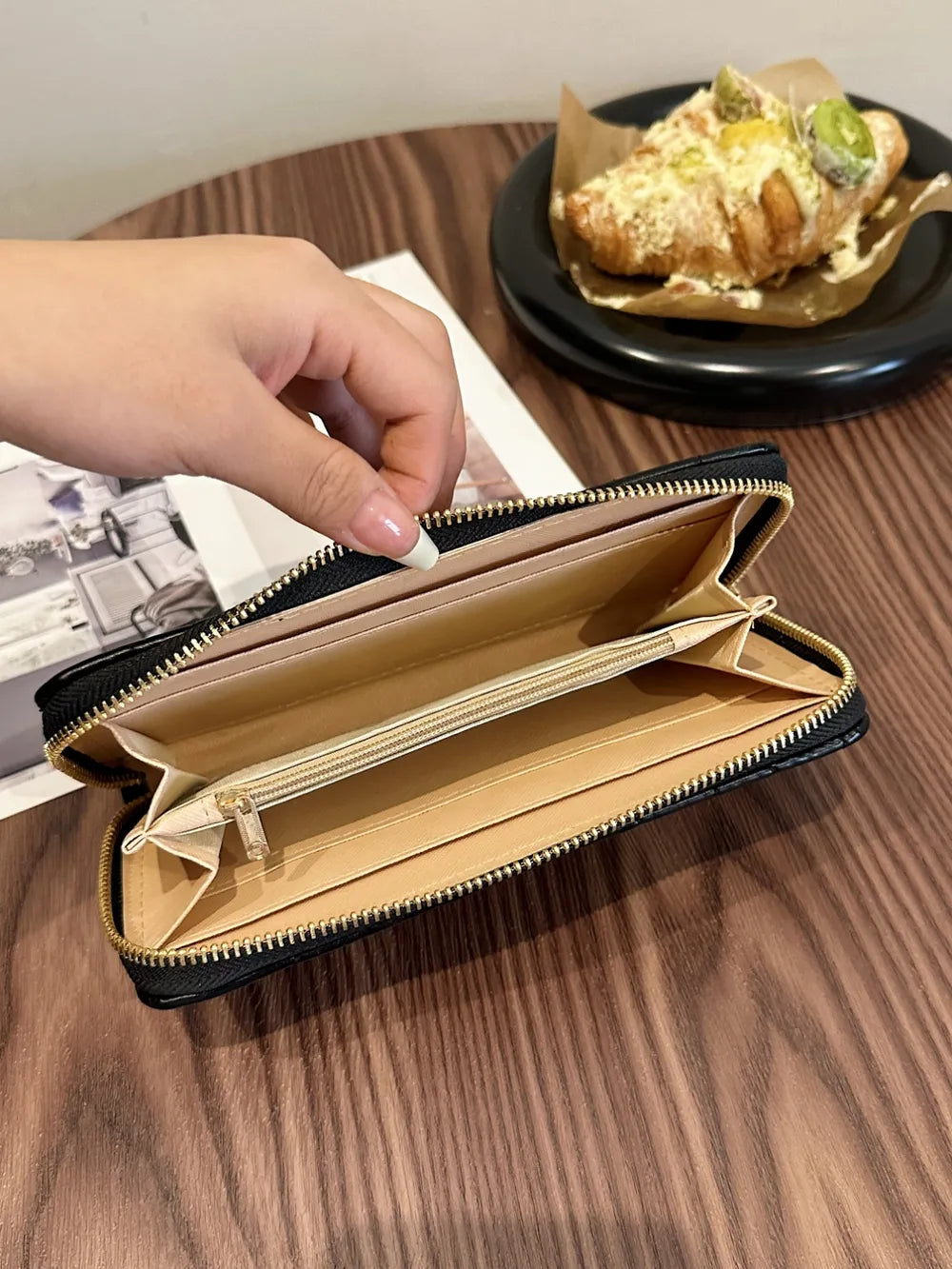 PU Leather Solid Color Wallet 🇨🇳