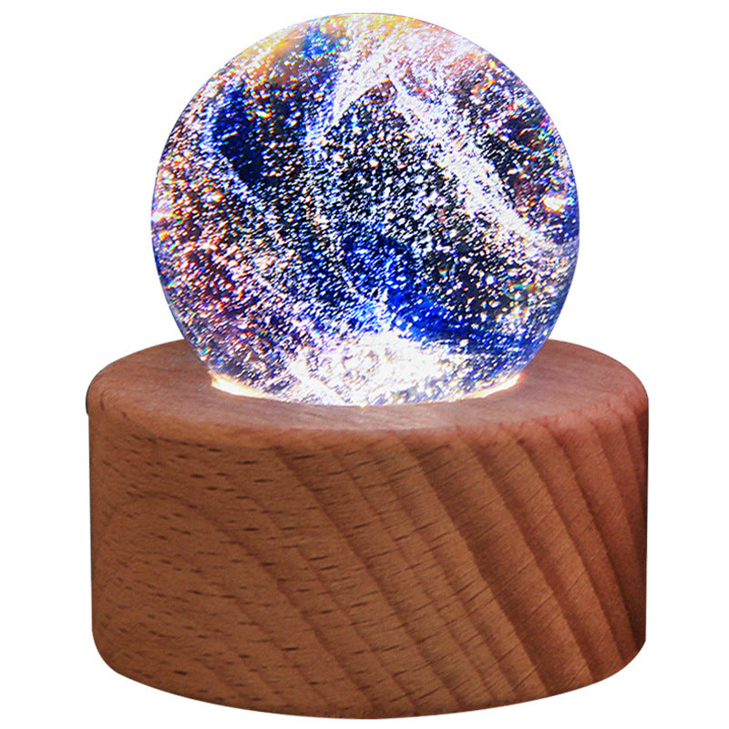 Colorful glass beads glowing crystal balls home decor ornaments night lights 🇨🇳