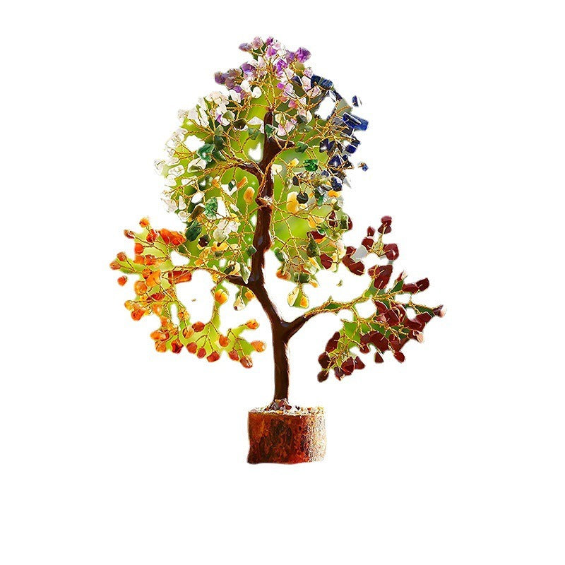 Hot selling crystal tree, fortune tree, home crafts, desktop, fortune seeking stone decorations 🇨🇳