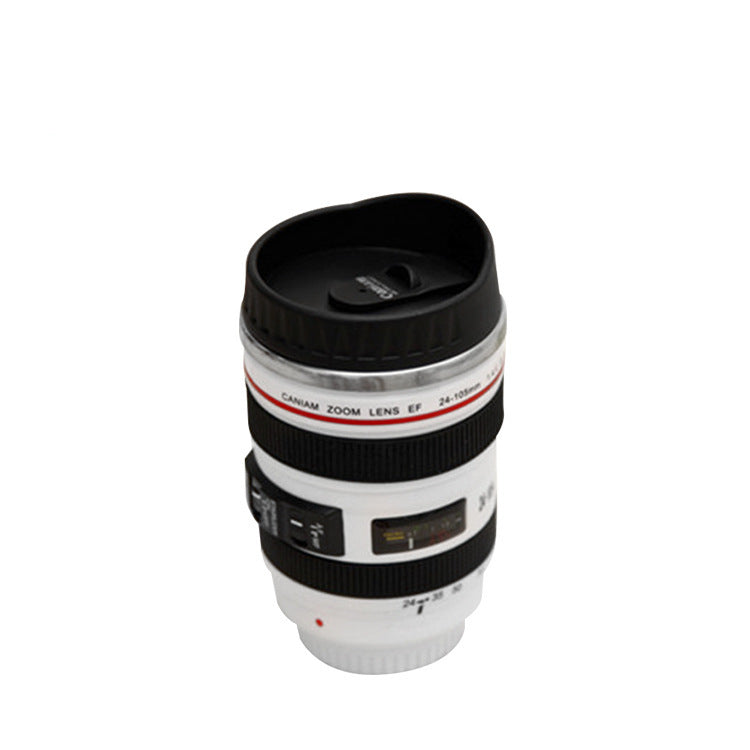 DSLR lens cup stainless steel water cup office coffee cup 🇨🇳