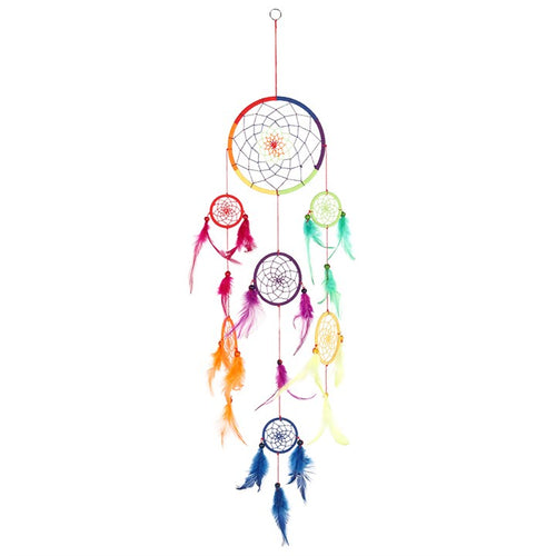 90cm Multi Rainbow Dreamcatcher 🇬🇧