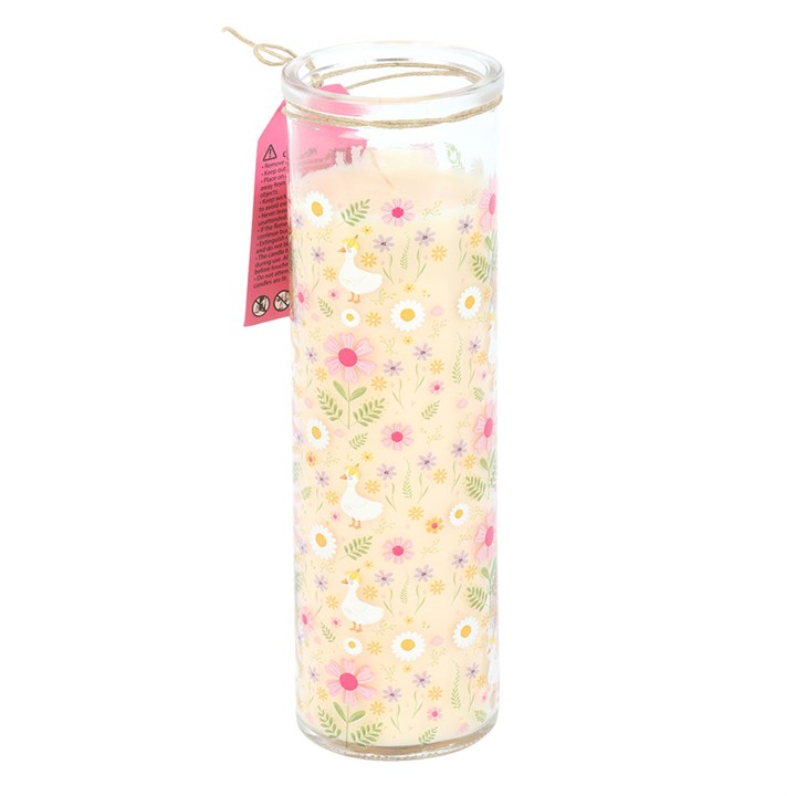 Daisy &  Duck Print Vanilla Tube Candle 🇬🇧