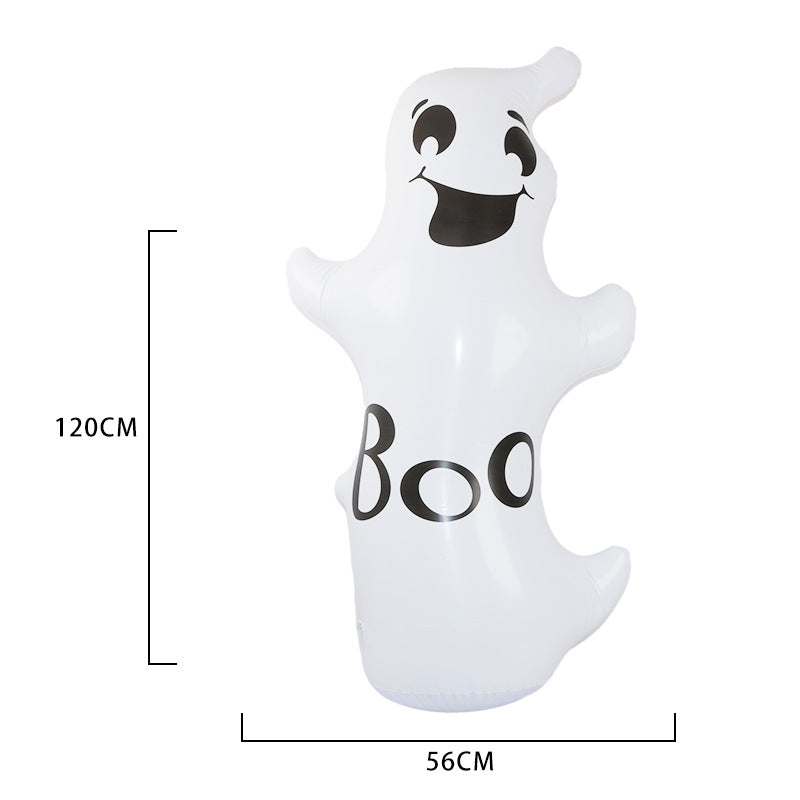 Halloween Pumpkin Head Tumbler Inflatable Standing Ghost Garden Ornaments Holiday Party Decoration Props 🇨🇳