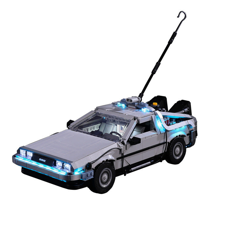 Compatible with LEGO 10300 Back to the Future Time Machine LED Lighting Mechanical Assembly Building Blocks Toy Models Lighting 🇨🇳