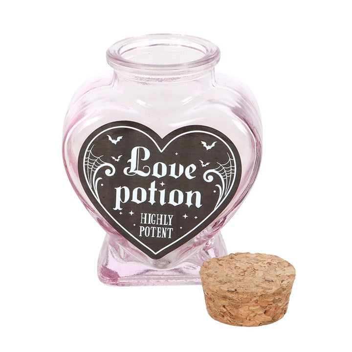 Love Potion Decorative Glass Heart Potion Bottle 🇬🇧