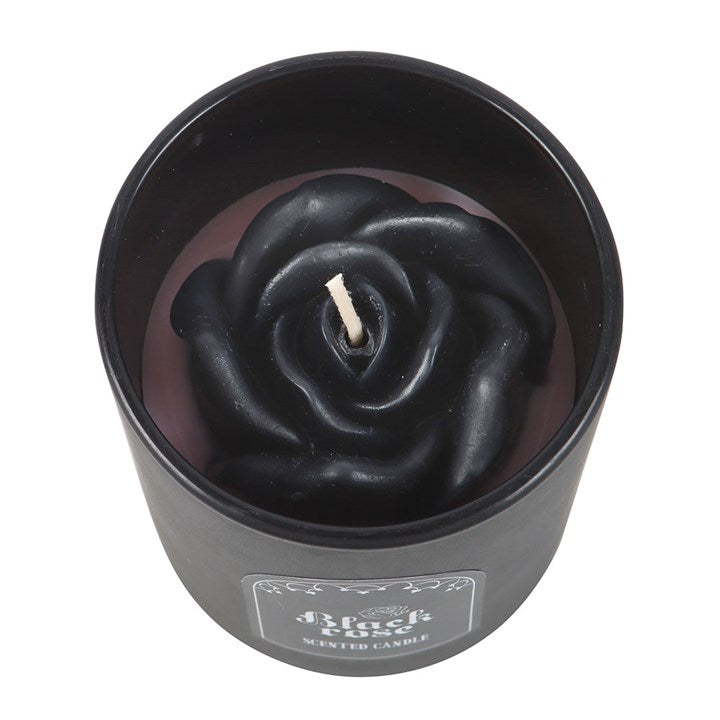 Black Rose Candle with 3D Roses 🇬🇧