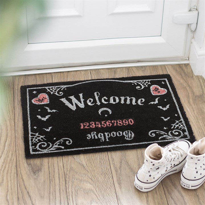 Pink and Black Talking Board Doormat 🇬🇧