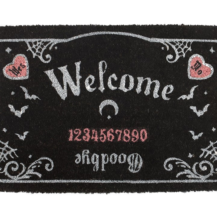 Pink and Black Talking Board Doormat 🇬🇧