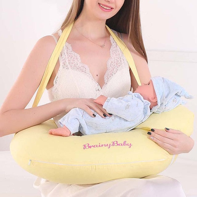 Breastfeeding Pillow Multifunctional Nursing Pillow Newborn Baby Feeding U-shaped Pillow Pregnant Woman Waist Comfort Cushion 🇨🇳