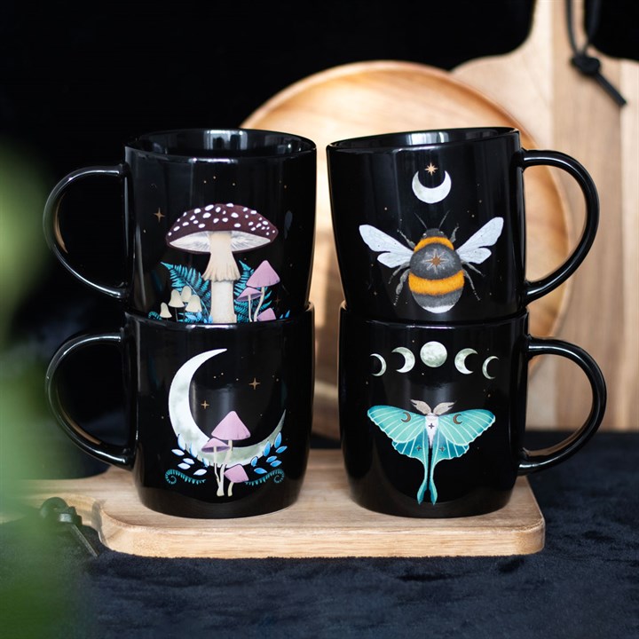 Set of 4 Dark Forest Mugs 🇬🇧