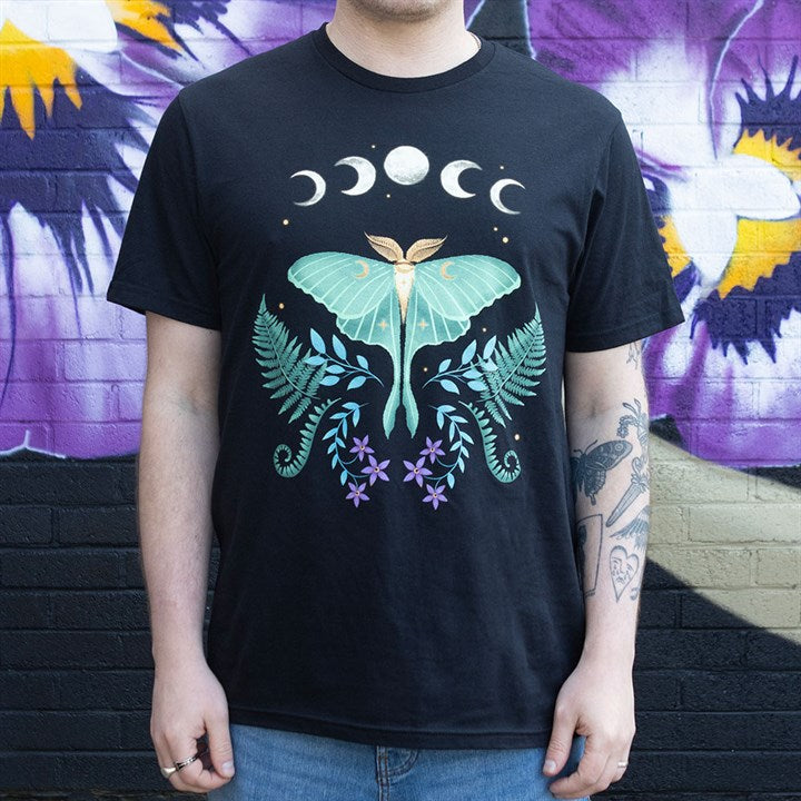 Luna Moth Unisex T-shirt Size M 🇬🇧
