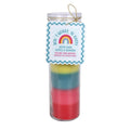 Striped Raspberry Milk Scented Tube Candle 🇬🇧