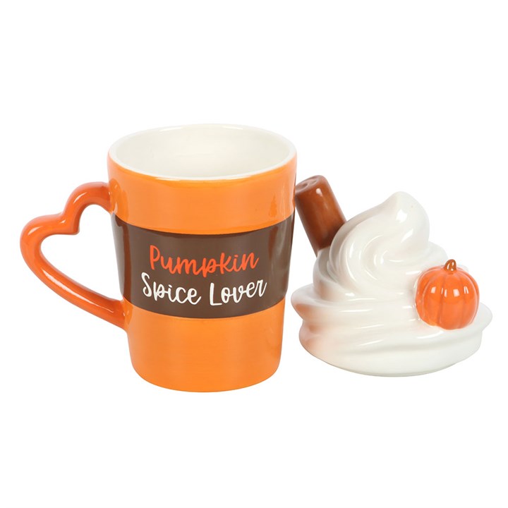 Pumpkin Spice Latte Shaped Lidded Mug 🇬🇧
