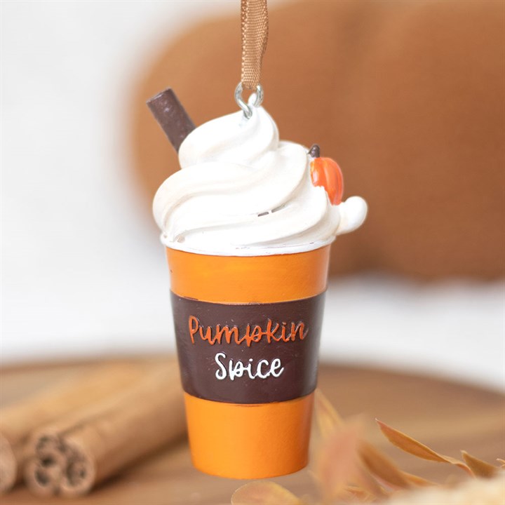 Pumpkin Spice Latte Hanging Ornament 🇬🇧