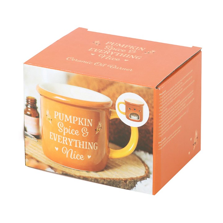 Pumpkin Spice Mug Oil Burner and Wax Warmer 🇬🇧