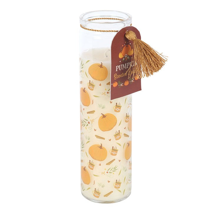 Pumpkin Print Tube Candle 🇬🇧
