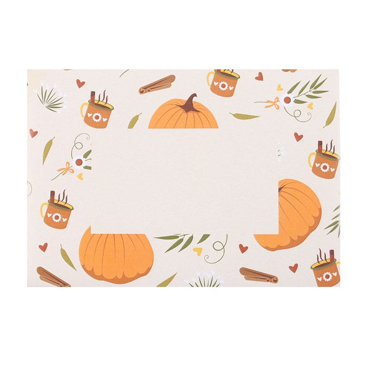 Pumpkin Necklace on Greeting Card 🇬🇧