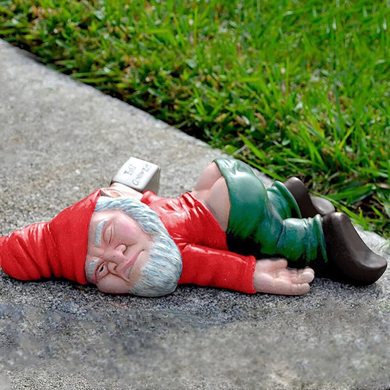 Drunken Dwarf Statue Outdoor Courtyard Resin Decoration 🇨🇳